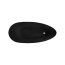 PMD Besco Goya Black XS Wanna wolnostojąca 142x62 cm z odpływem klik-klak, czarna WMD-140-GB - zdjęcie 2