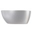 Besco Goya Glam XS Wanna wolnostojąca 142x62 cm srebrny glam/bialy połysk z powłoką IllumeCoat + klik-klak chrom WMD-140-GS - zdjęcie 3