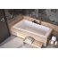 Besco Intima Slim Wanna narożna asymetryczna 150x85 cm prawa biała WAI-150-SPI - zdjęcie 5