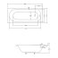Besco Intrica Slim Wanna prostokątna 160x75 cm biała WAIN-160-SL - zdjęcie 3