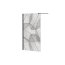 PMD Besco Leafy Kabina walk-in 100x200 cm profile czarny mat szkło przejrzyste z motywem LF-100-200C - zdjęcie 1
