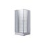 Besco Modern Kabina kwadratowa 80x80x165 cm profile chrom szkło mrożone MK-80-165-M - zdjęcie 1