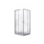 Besco Modern Kabina kwadratowa 90x90x185 cm profile chrom szkło mrożone MK-90-185-M - zdjęcie 1