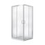 PMD Besco Modern Kabina prysznicowa kwadratowa 90x90x165 cm drzwi przesuwne, profile chrom szkło przezroczyste MK-90-165-C - zdjęcie 1