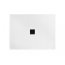 PMD Besco Nox Black Ultraslim Brodzik prostokątny 100x80x3,5 cm, biały z czarną kratką BMN100-80-BC - zdjęcie 4