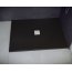 PMD Besco Nox Black Ultraslim Brodzik prostokątny 120x80x3,5 cm, czarny z białą kratką BMN120-80-CB - zdjęcie 2