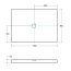 Besco Nox Ultraslim Brodzik prostokątny 120x90x3,5 cm biały BMN120-90-BB - zdjęcie 3