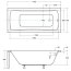 Besco Optima Wanna prostokątna 170x70 cm akrylowa biała WAO-170-PK - zdjęcie 3