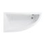 PMD Besco Praktika Wanna narożna asymetryczna 150x70 cm akrylowa lewa, biała WAP-150-NL - zdjęcie 1