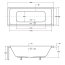 Besco Quadro Wanna prostokątna 190x90 cm biała WAQ-190-PK - zdjęcie 3