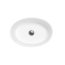 PMD Besco Uniqa Glam Umywalka nablatowa 46x32 cm srebrna/biała UMD-U-NGS - zdjęcie 1