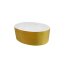 PMD Besco Uniqa Glam Umywalka nablatowa 46x32 cm złota/biała UMD-U-NGZ - zdjęcie 1