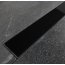 PMD Besco Virgo Black Odpływ liniowy 60 cm czarne szkło hartowane OL-60-VBL - zdjęcie 4