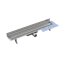 Besco Virgo Next Duo Odpływ liniowy 60 cm chrom szczotkowany OL-60-VND - zdjęcie 1
