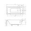Besco Optima Wanna prostokątna 140x70 cm biała WAO-140-PK - zdjęcie 3