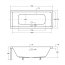 Besco Quadro Wanna prostokątna 170x75 cm biała WAQ-170-PK - zdjęcie 3