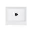 PMD Besco Vera Umywalka wolnostojąca 40x50x85 cm bez otworów na baterię, biała UMD-V-WO - zdjęcie 6