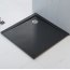 Polimat Perrito Brodzik kwadratowy 80x80 cm czarny 00547 - zdjęcie 2