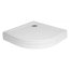 Polimat Standard Brodzik półokrągły 80x80 cm biały 00787 - zdjęcie 2