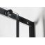 Polysan Altis Line Black Drzwi prysznicowe przesuwne 200x130 cm profile czarny mat szkło czyste AL4012B - zdjęcie 6