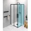 Polysan Altis Line Black Drzwi prysznicowe przesuwne 200x90 cm profile czarny mat szkło czyste AL1592B - zdjęcie 1