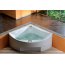 Polysan Bermuda Wanna narożna 155x155 cm biała 33219 - zdjęcie 3