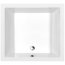 Polysan Deep Brodzik prostokątny 100x90 cm biały 72340 - zdjęcie 1