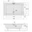 Polysan Deep Zestaw Brodzik prostokątny 130x75 cm + stelaż biały 72943 - zdjęcie 3