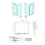 Polysan Easy Line Kabina prysznicowa kwadratowa 100x100x190 cm drzwi uchylne EL1715EL3415 - zdjęcie 3