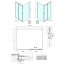 Polysan Easy Line Kabina prysznicowa prostokątna 140x90x190 cm drzwi przesuwne EL1415EL3315 - zdjęcie 3