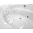 Polysan Rosana Hydro-Air Wanna narożna z hydromasażem 140x140 cm biała 64119HA - zdjęcie 2