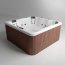 Poolspa Katalina SPA Evolution Wanna z hydromasażem 193x193 cm biała PWW9010CMMS0000 - zdjęcie 4