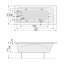 Poolspa Klio Wanna prostokątna z hydromasażem SMART 1 160x70 cm biała PHP6610ST1C0000 - zdjęcie 3