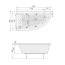 Poolspa Laura Wanna narożna 150x90 cm lewa biała PWANW10ZN000000 - zdjęcie 3
