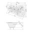 Poolspa Leda Wanna narożna z hydromasażem SMART 2+ 160x100 cm prawa biała PHAH510ST2C1960 - zdjęcie 3