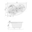 Poolspa Mistral Wanna narożna z hydromasażem SMART 1 170x105 cm lewa biała PHA3X10ST1C0000 - zdjęcie 3