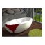 Poolspa Vision Wanna wolnostojąca 180x95 cm z zestawem przelewowo-odpływowym klik-klak biała PWKPH10ZP0C0000 - zdjęcie 4