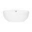 Poolspa Vision Wanna wolnostojąca 180x95 cm z zestawem przelewowo-odpływowym klik-klak biała PWKPH10ZP0C0000 - zdjęcie 1
