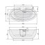 Poolspa Vision Wanna wolnostojąca 180x95 cm z zestawem przelewowo-odpływowym klik-klak biała PWKPH10ZP0C0000 - zdjęcie 3