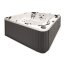 Poolspa Waterspace SPA Wanna z hydromasażem 220x230 cm biała PWWJF10COMS0000 - zdjęcie 2