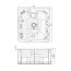 Poolspa Waterspace SPA Wanna z hydromasażem 220x230 cm biała PWWJF10COMS0000 - zdjęcie 3