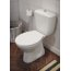 Cersanit President Toaleta WC kompaktowa 36,5x64,5x75 cm z deską antybakteryjną, biała K08-039 - zdjęcie 5