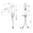QuadroDesign Source Bateria bidetowa stal nierdzewna szczotkowana 1235AS - zdjęcie 3