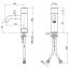 QuadroDesign Stereo Bateria umywalkowa stal nierdzewna szczotkowana 1601TAS - zdjęcie 2