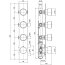 QuadroDesign Stereo Bateria wannowo-prysznicowa termostatyczna podtynkowa stal nierdzewna szczotkowana 1690.0AS - zdjęcie 2