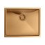 Quadron Anthony 60 Zlewozmywak stalowy jednokomorowy 54x44 cm miedziany MF5444PVDBSC1 - zdjęcie 2