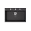 Quadron Benedict Workstation Zlewozmywak granitowy jednokomorowy 76x50 cm + akcesoria onyx ZES-RFS011-01131X-BL - zdjęcie 5