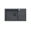 Quadron Christian 136 Zlewozmywak granitowy jednokomorowy 78x45 cm czarny/czarny HCQC57845CZK_PC - zdjęcie 1