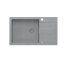 Quadron Christian 136 Zlewozmywak granitowy jednokomorowy 78x45 cm szary/szary HCQC57845SZK_PC - zdjęcie 1
