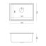 Quadron Clark Zlewozmywak granitowy jednokomorowy 58x43,5 cm szary/miedziany BM5843221U-GR-PVDC1 - zdjęcie 3